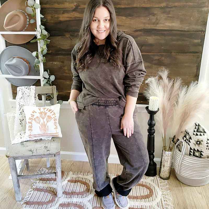 Washed Comfy Lounge Set – Endless Dreams Boutique