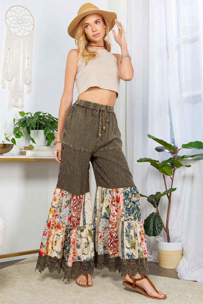 60's Bohemian Bell Bottoms