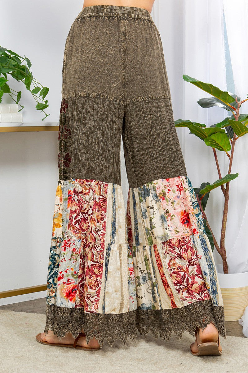 60's Bohemian Bell Bottoms