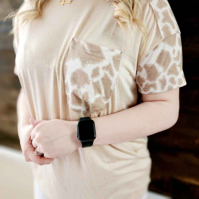 Animal Contrast Top