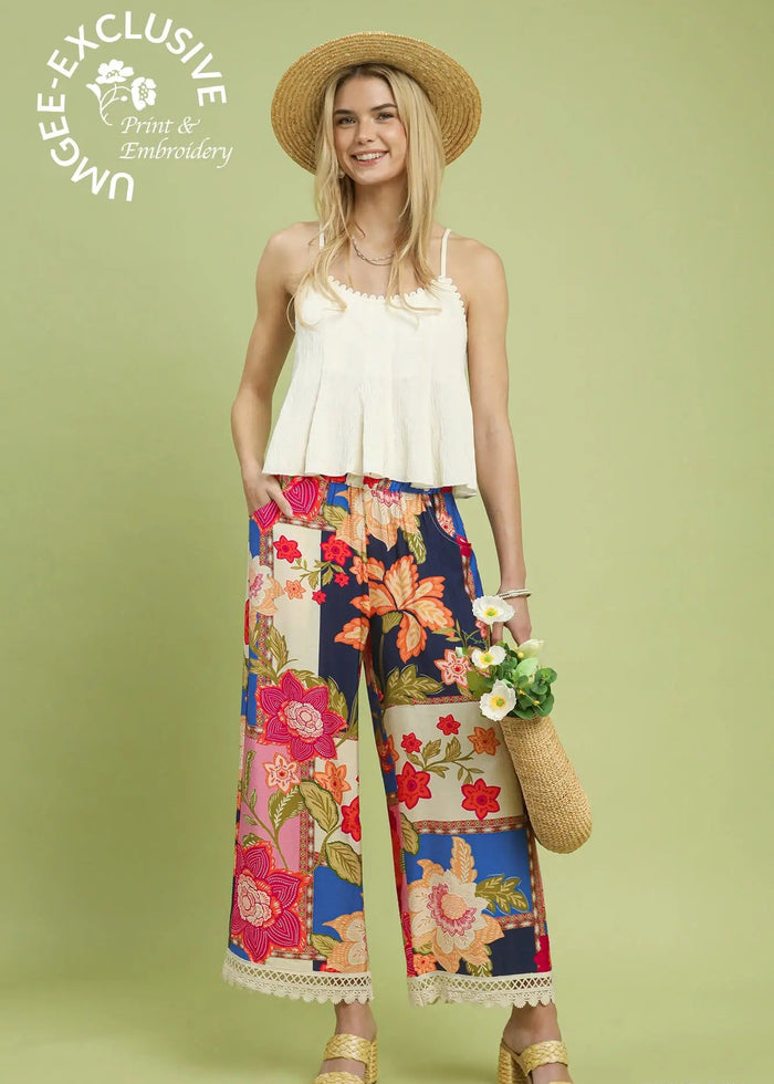 BOHO Floral Pants