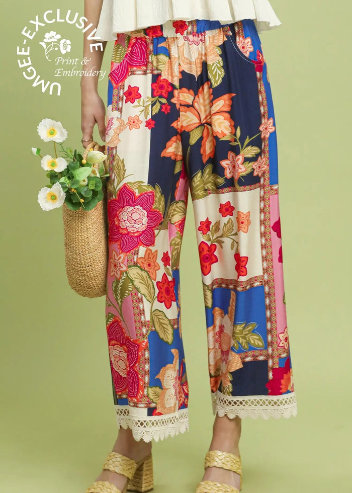 BOHO Floral Pants