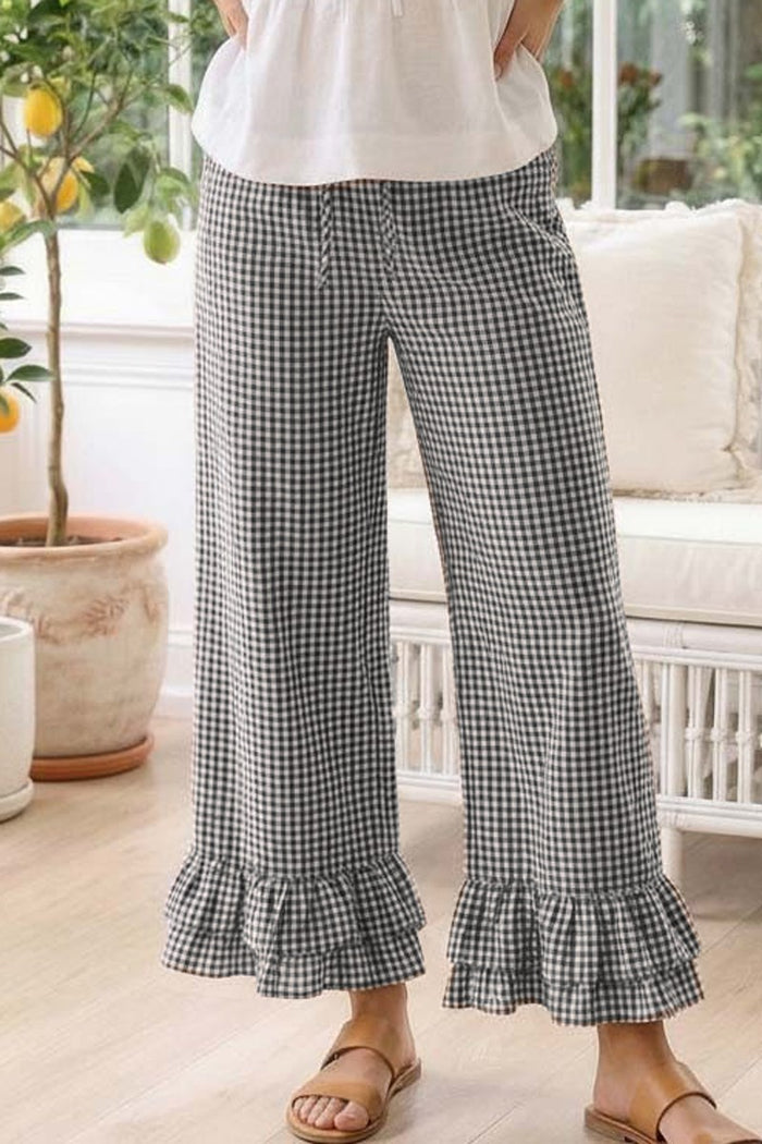 Gingham Gameday Pants