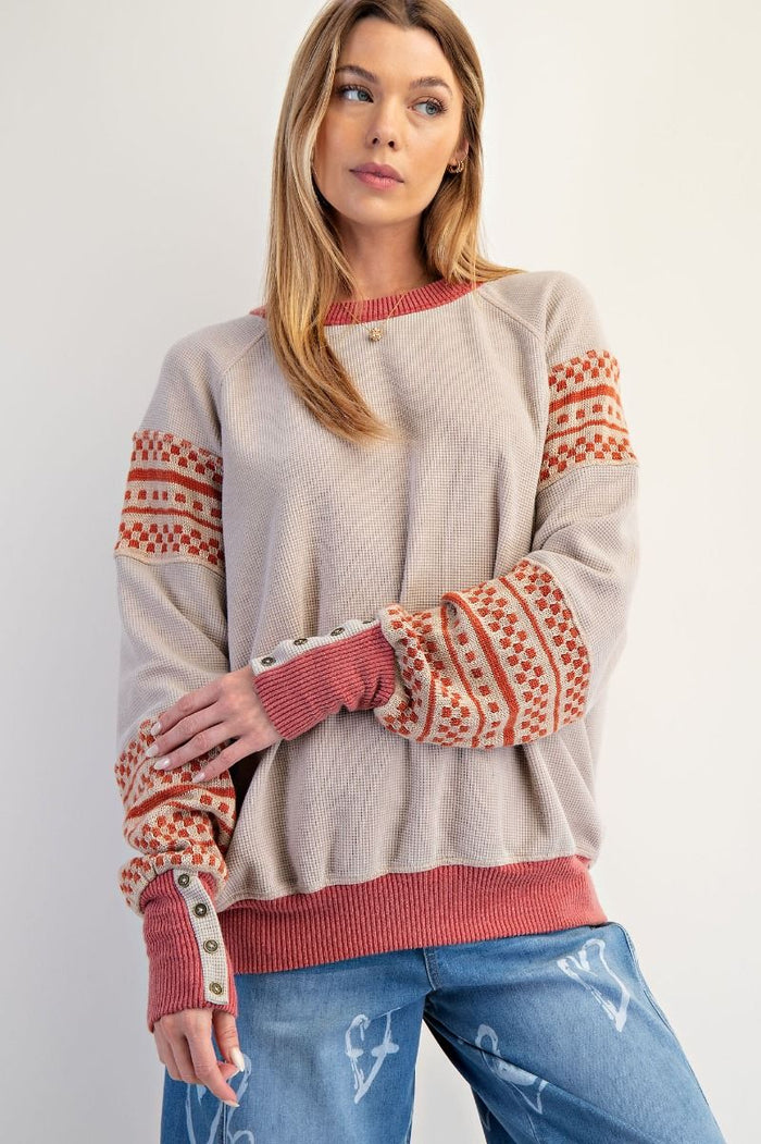 BOHO Thermal Pullover