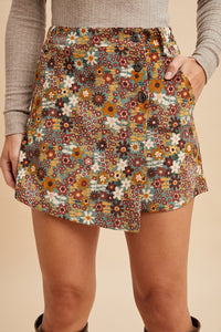 The BOHO Florals Skort
