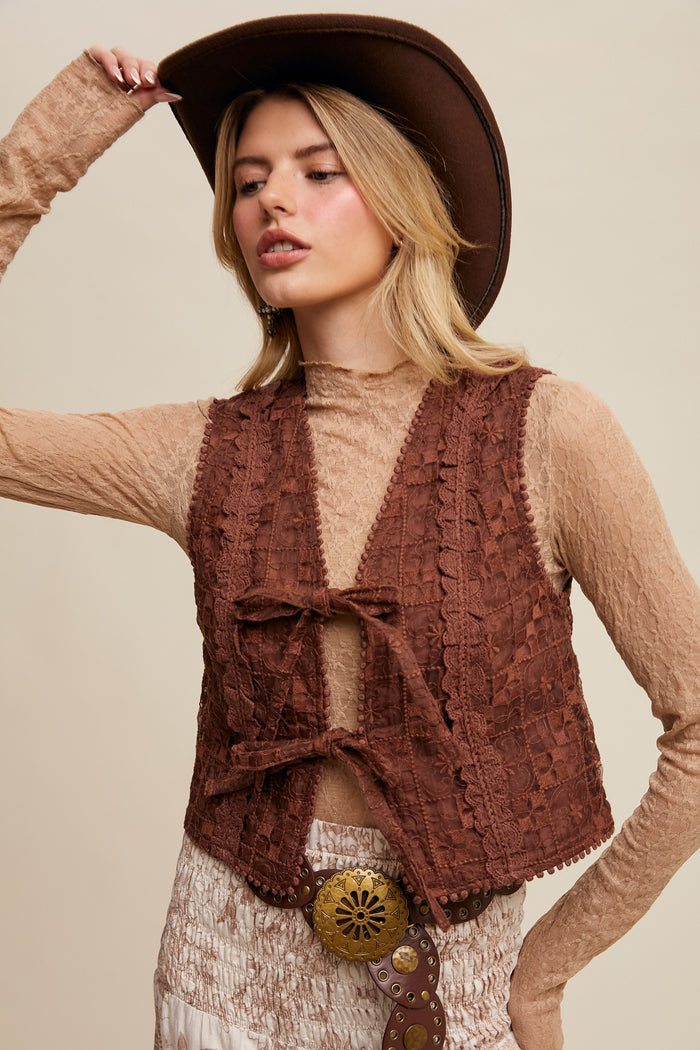 BOHO Embroidered Vest
