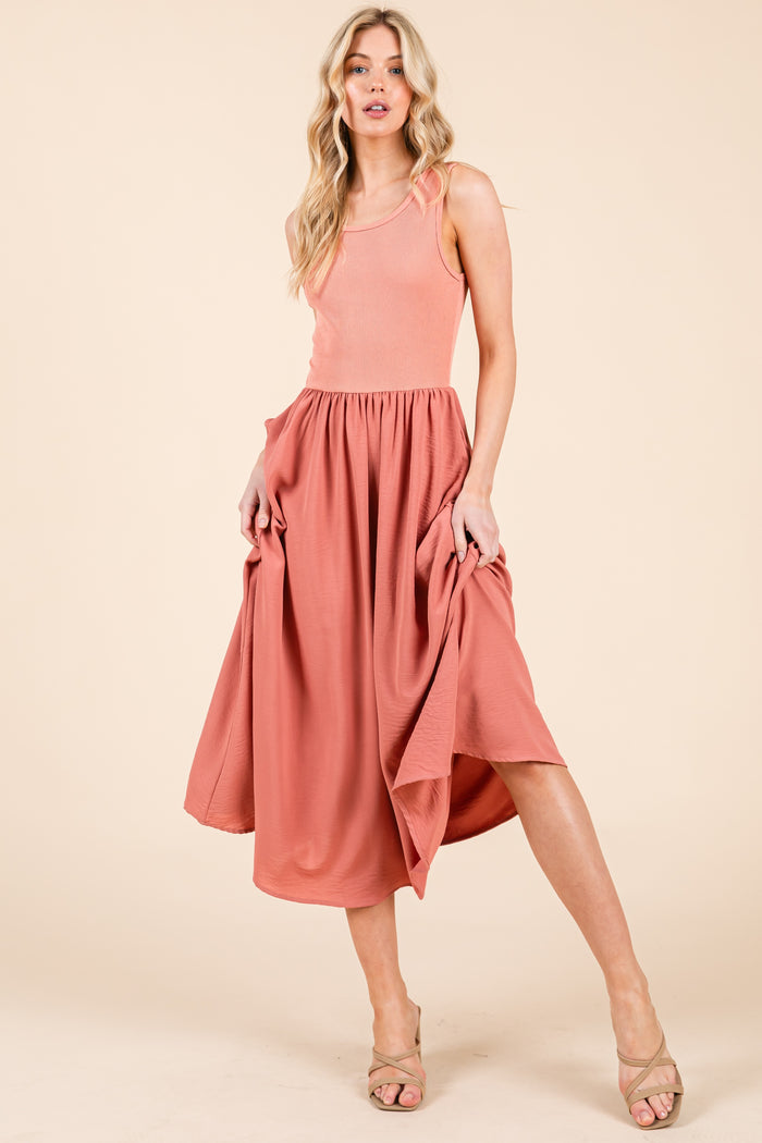 Sleeveless Midi Dress