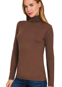 Basic Turtle Neck Long Sleeve Top