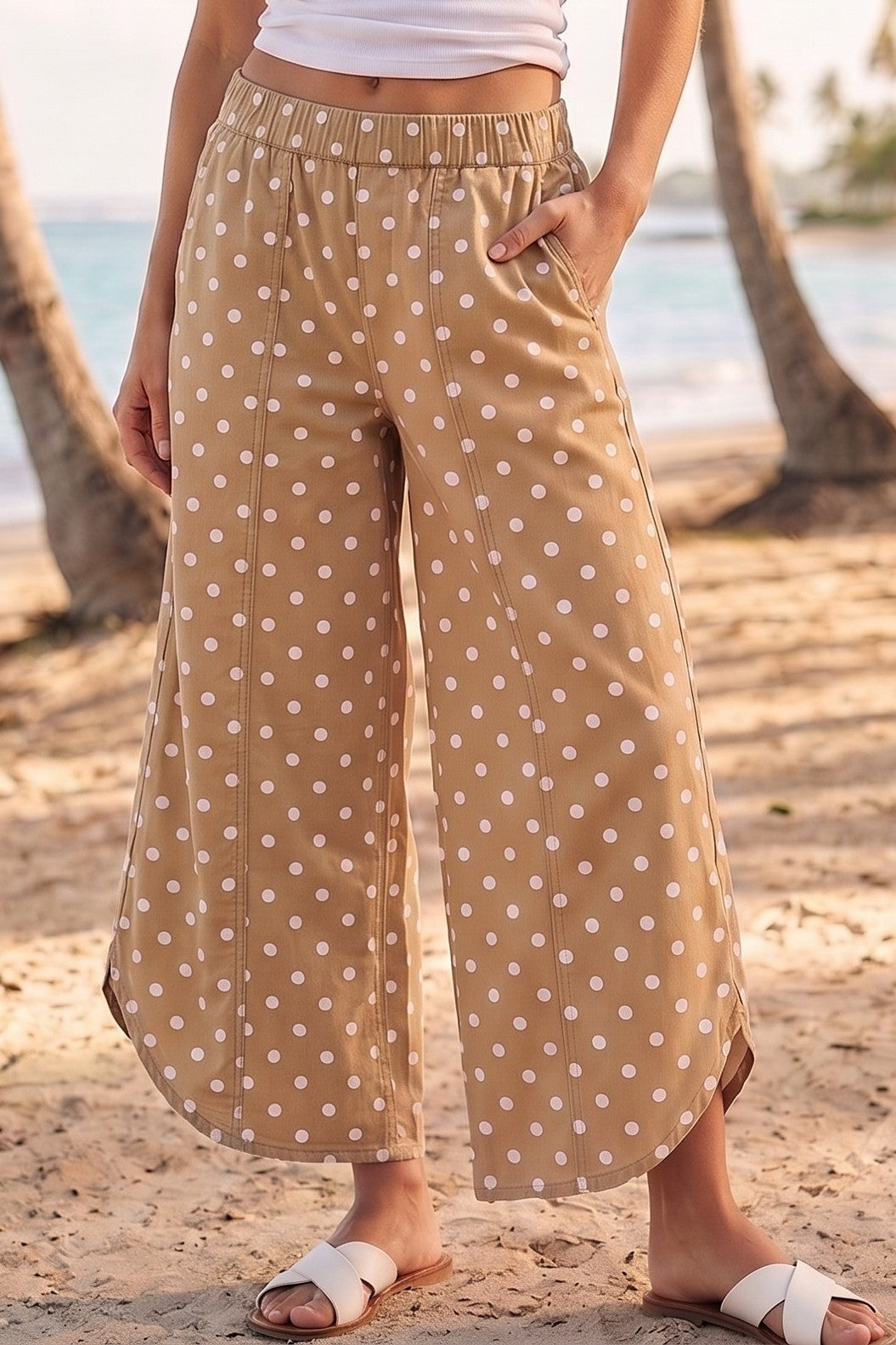 BOHO Washed Tulip Pants