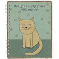 Thoughts with Cat Notebook