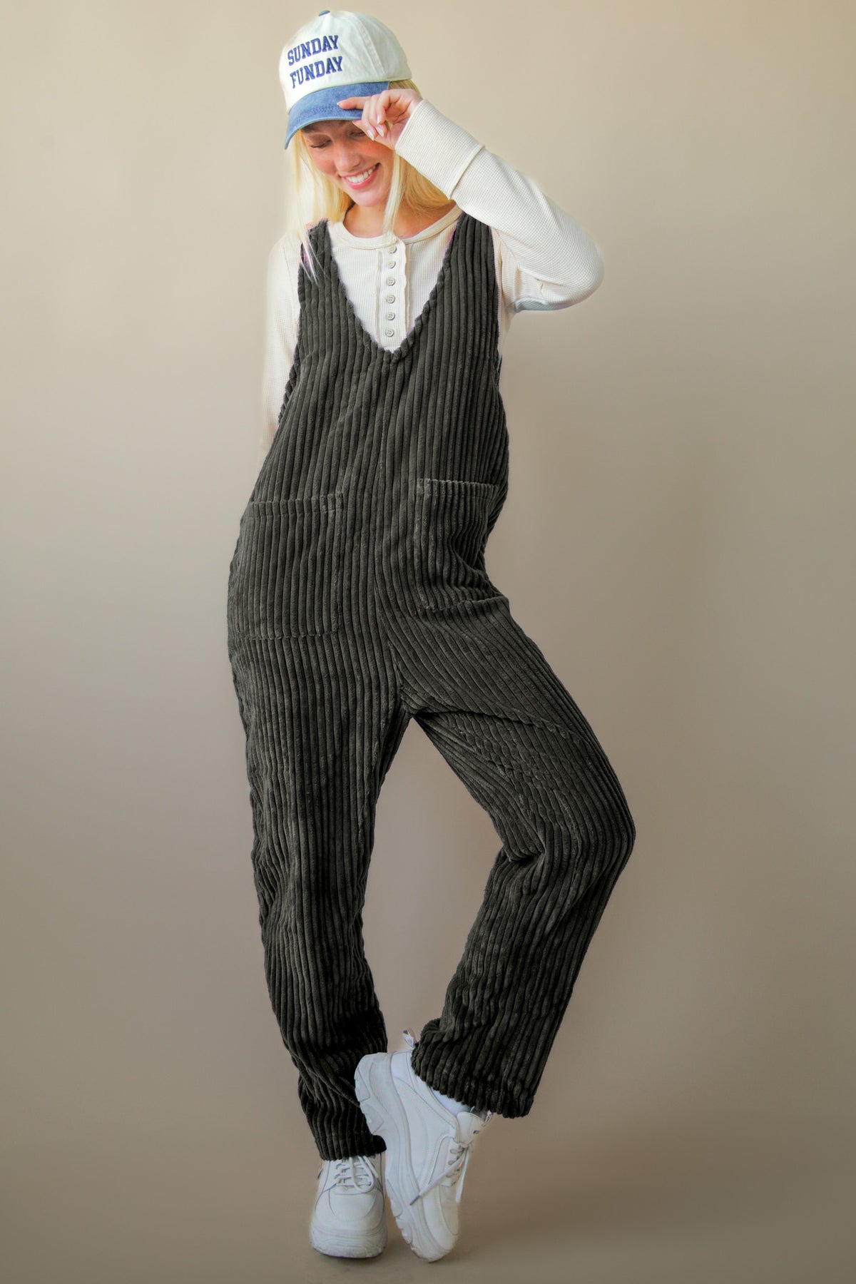Cozy Corduroy Jumpsuit