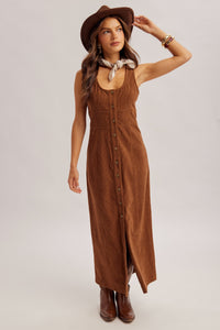 Button Down Corduroy Dress