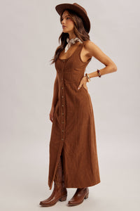 Button Down Corduroy Dress