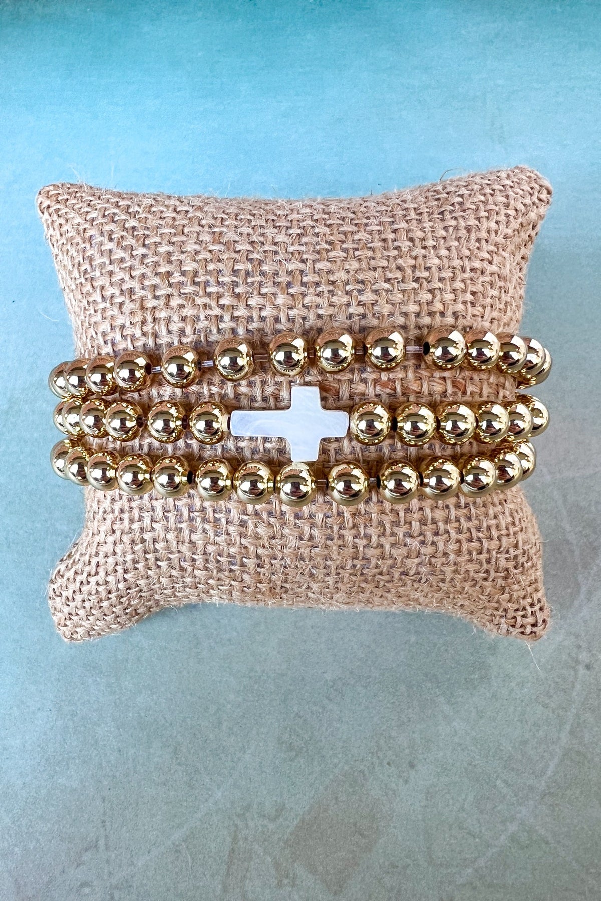 Chunky Cross Bracelet Set