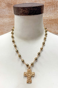 Chunky Cross Necklace