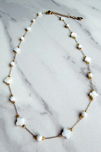 Pearl Clovers Necklace