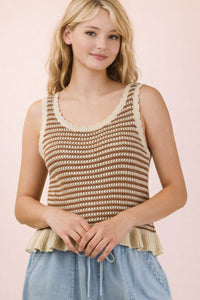 Crochet Sleeveless Top