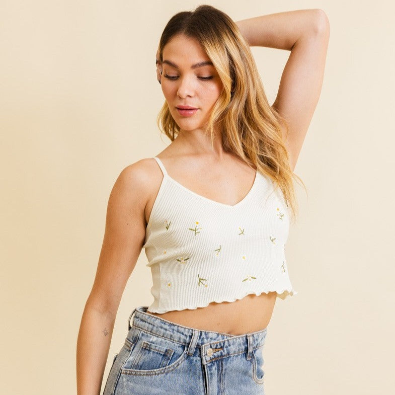 Dainty Flowers Brami Top