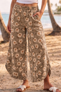 BOHO Washed Tulip Pants