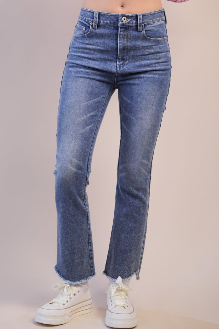 Denim Bootcut Pants