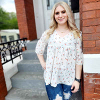 Ditsy Floral Flowy Top