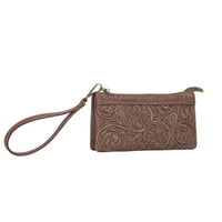 Floral Double Wristlet Wallet