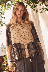 Dreams of Plaid Top