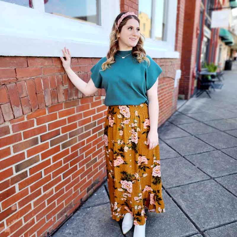 Floral Maxi Skirt