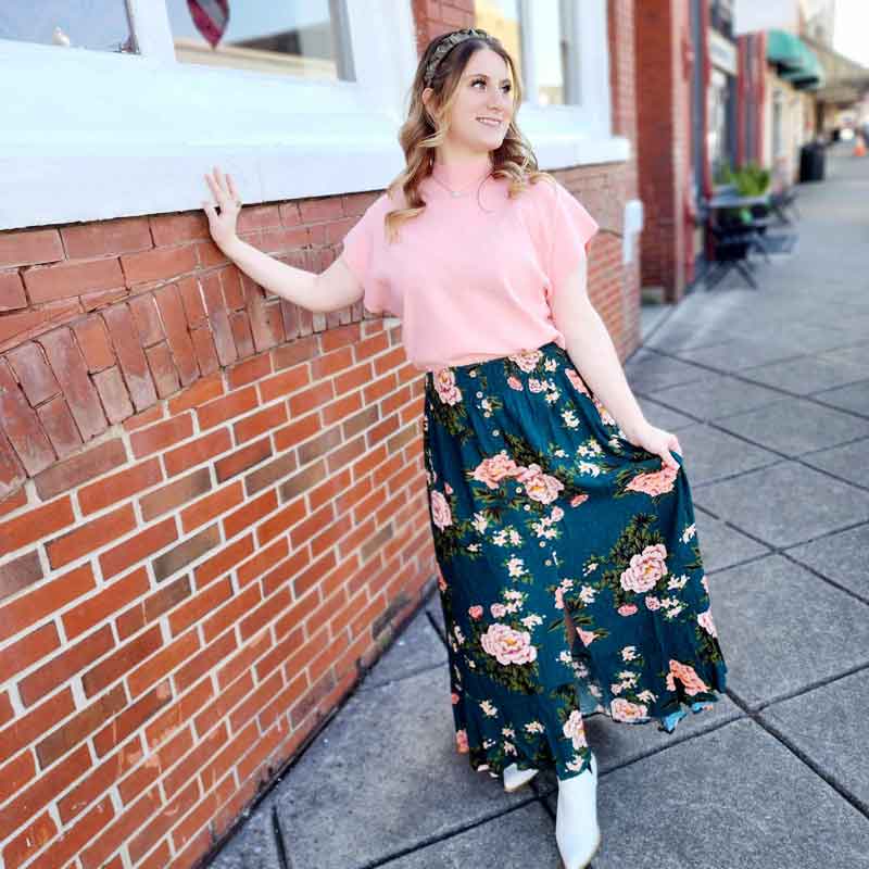 Floral Maxi Skirt