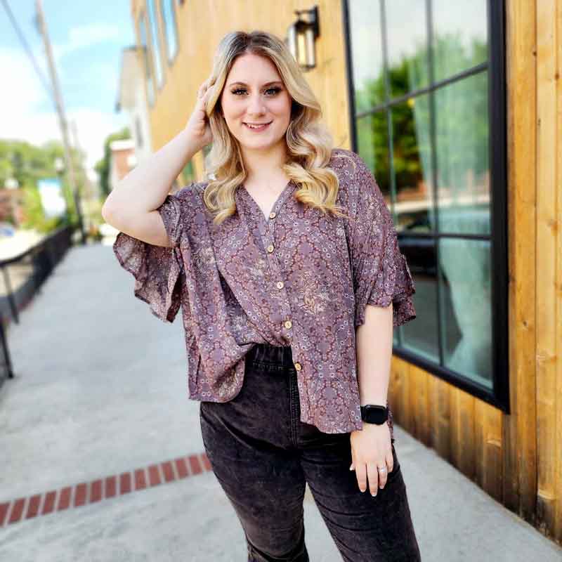 Floral Print Blouse