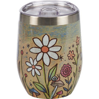 Floral Field Wine Tumbler