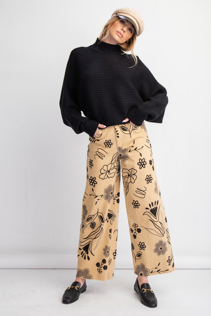 Floral Printed Pants