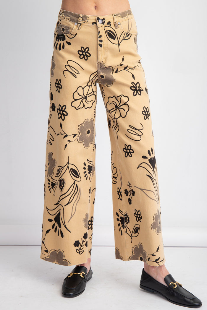 Floral Printed Pants