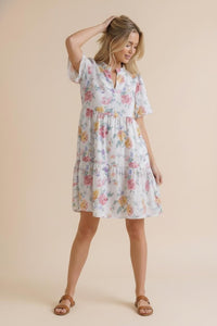 Floral Ivory Dress