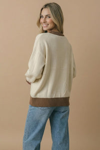Embroidered Flowers Sweater