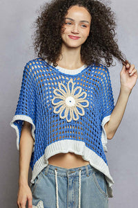 Crochet Flower Top