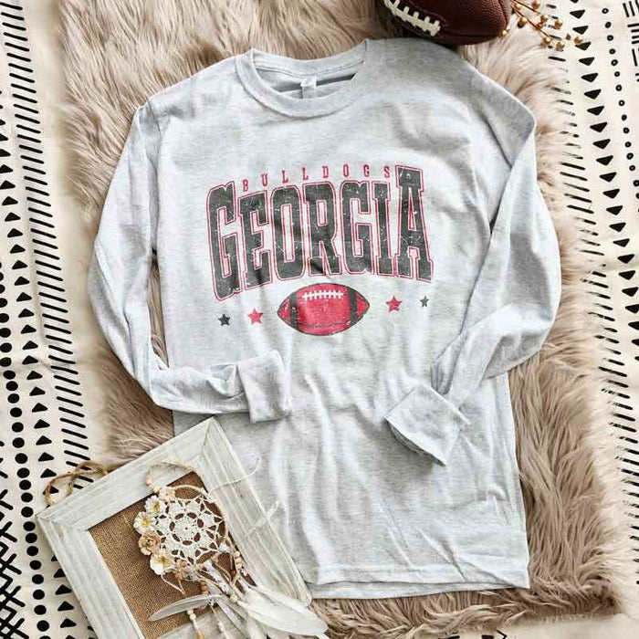 Georgia Bulldogs Tee Georgia Acid Washed Tee GA Shirt 