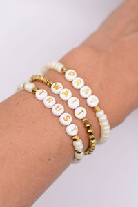 Girl Pray Bracelet Set