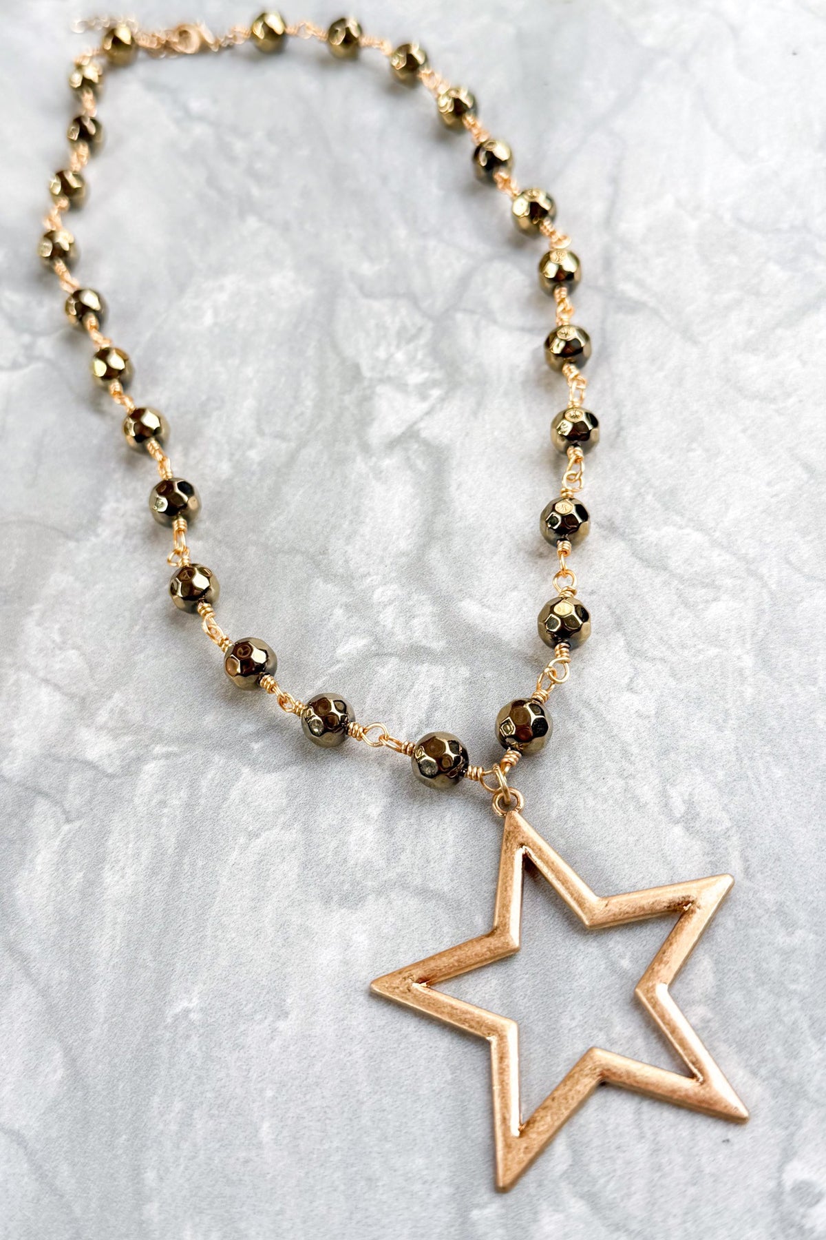 Gold Star Necklace