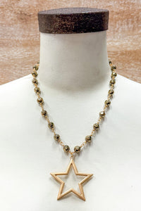 Gold Star Necklace