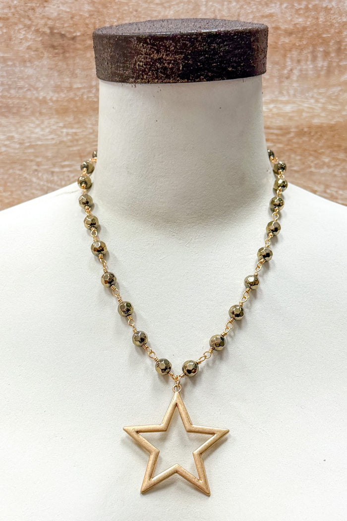 Gold Star Necklace