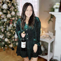 Holiday Velvet Mini Dress