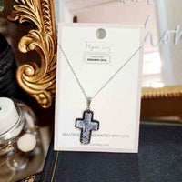 Holy Blue Cross Necklace