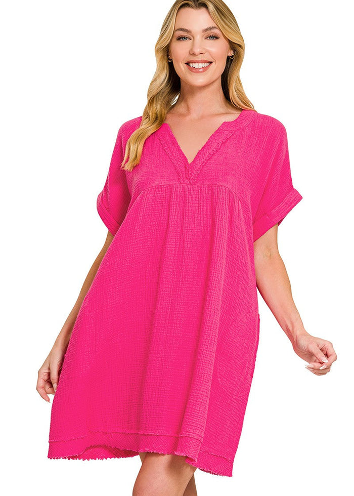 Beach Bound Gauze Dress
