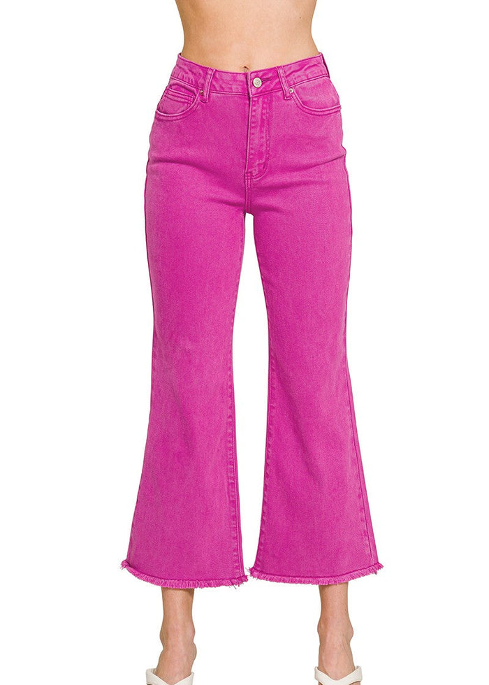 Color Pop Flare Leg Pants