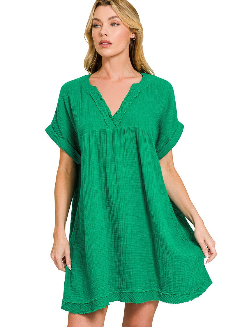 Beach Bound Gauze Dress