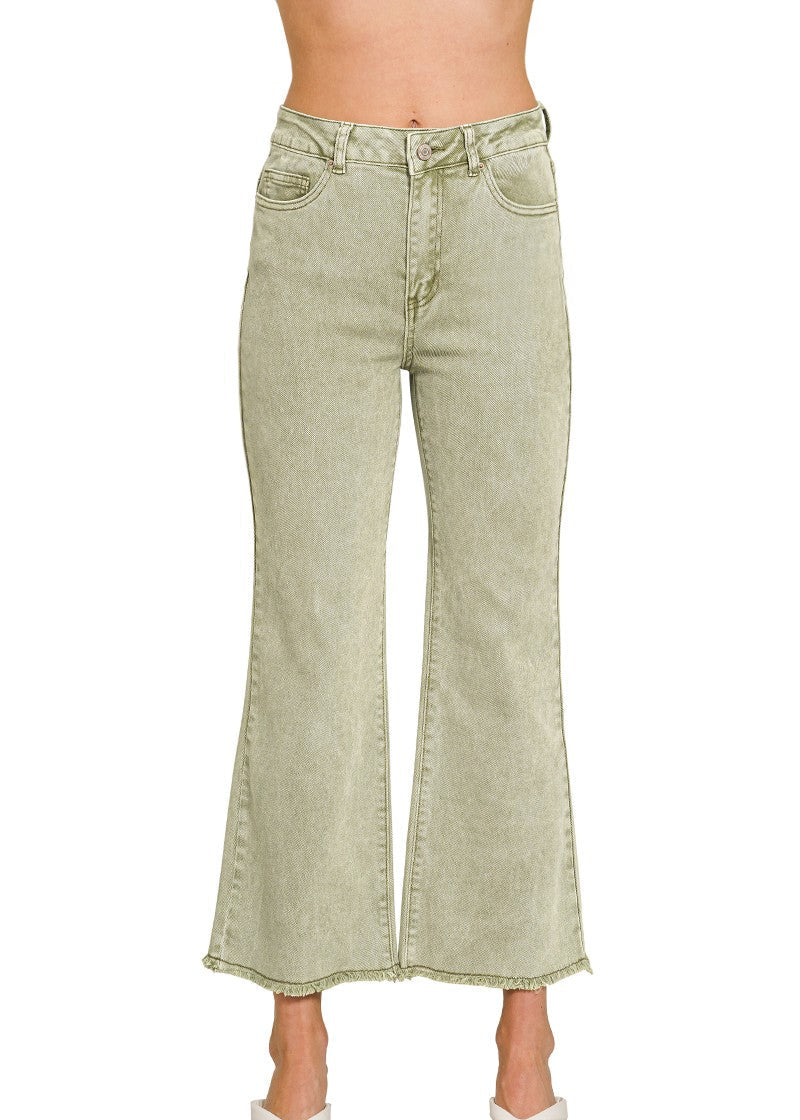 Color Pop Flare Leg Pants