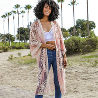 BOHO Lace Kimono Cardigan