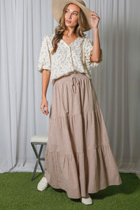 Western Chic Long Skirt