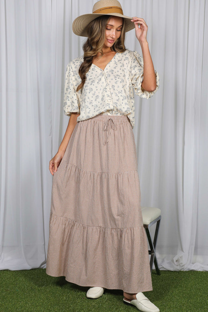 Western Chic Long Skirt